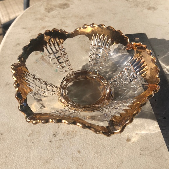 no markings Dining Vintage Glass Dish Poshmark